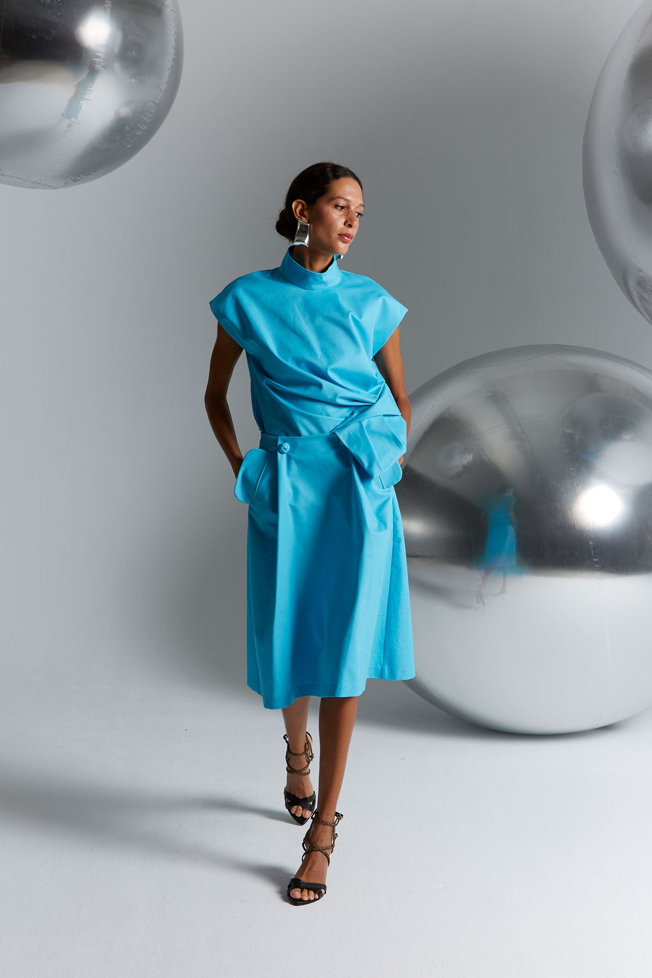 SKIRT CMP.011 TURQUOISE