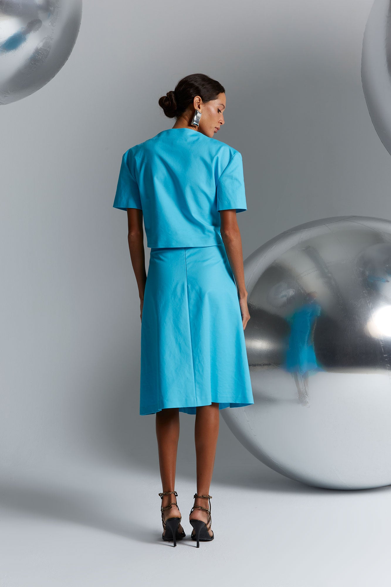 SKIRT CMP.011 TURQUOISE