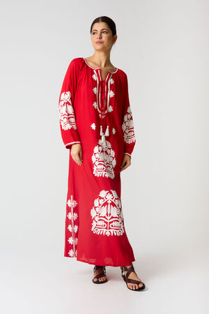 RED SAHARA KAFTAN