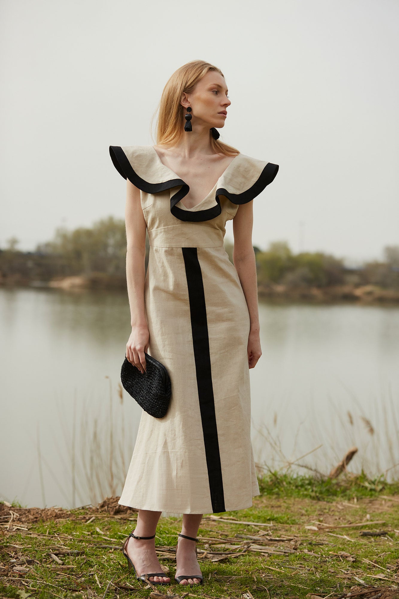 CALI R RAW DRESS