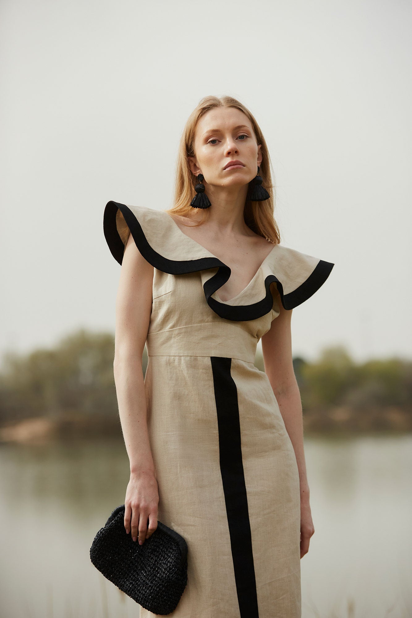 CALI R RAW DRESS
