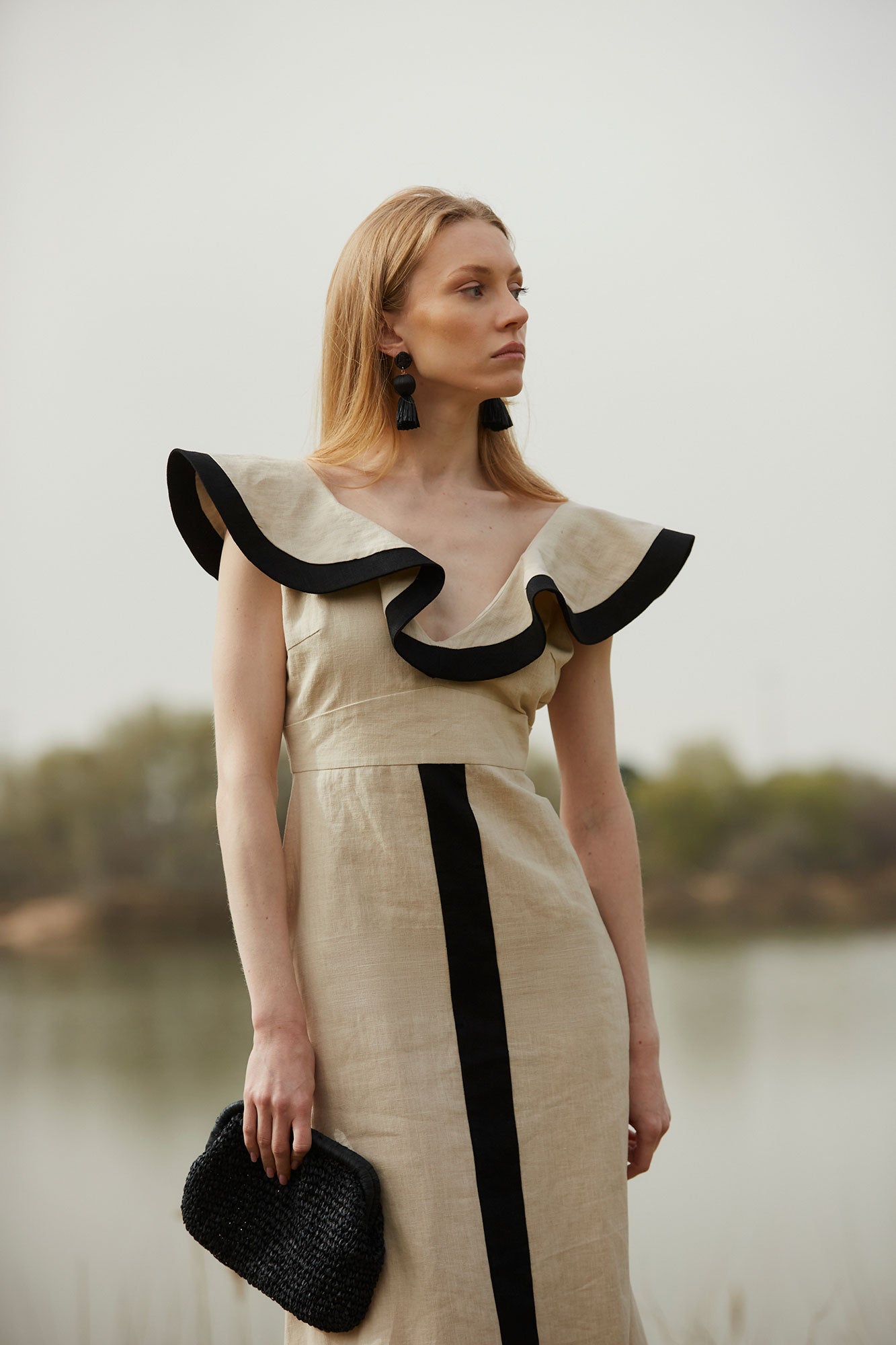CALI R RAW DRESS