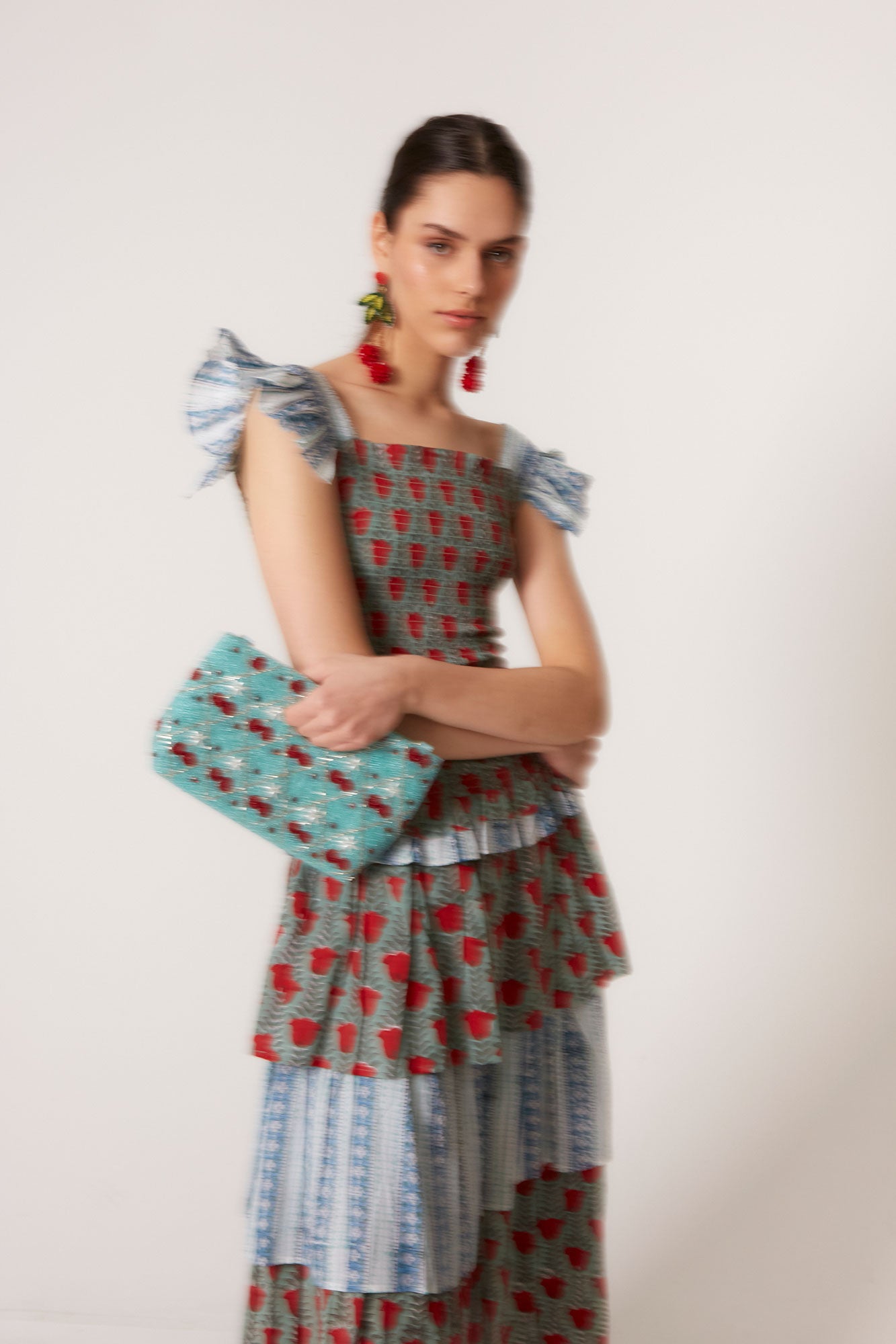 VESTIDO PERLINA FLORES MULTI