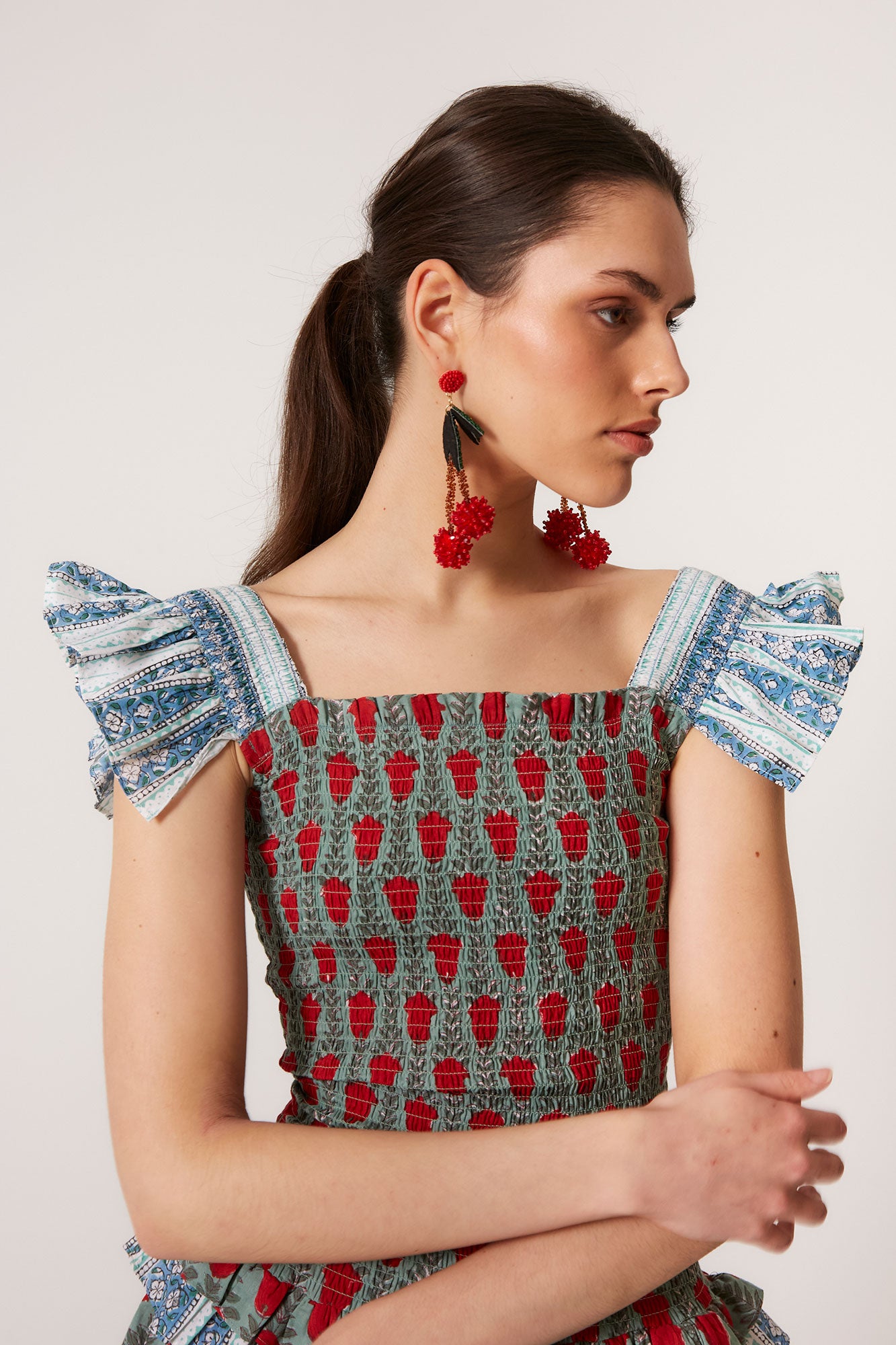 VESTIDO PERLINA FLORES MULTI