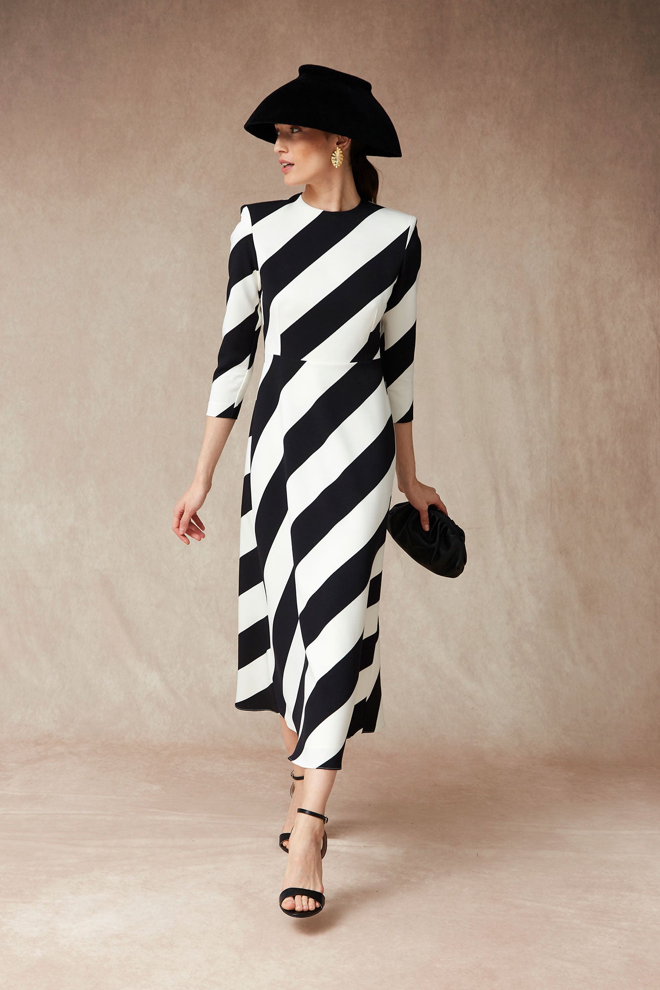 VESTIDO IZOTZ BLANCO/NEGRO