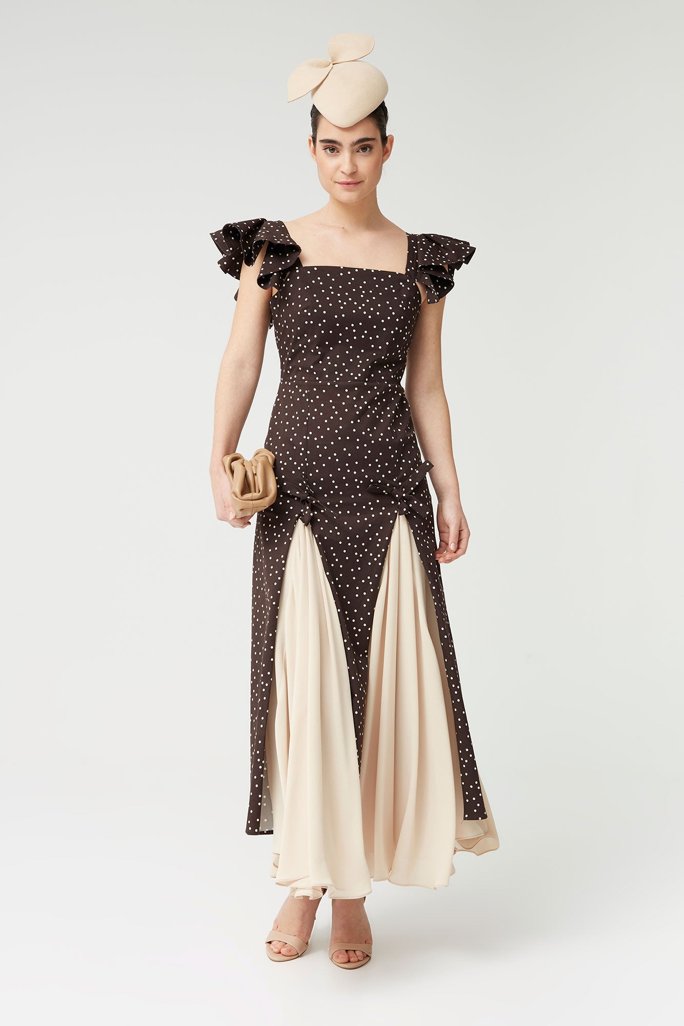 NORA POLKA DOTS BLACK DRESS | Coosy