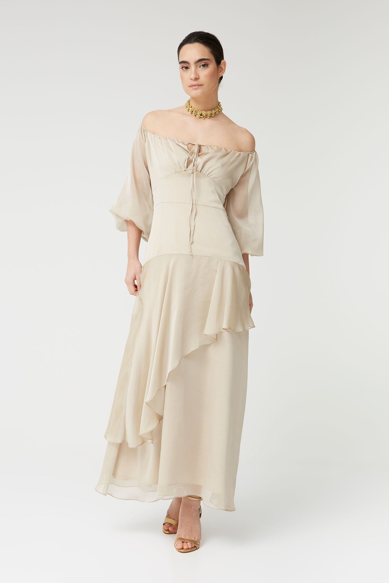 VESTIDO AINHOA BEIGE