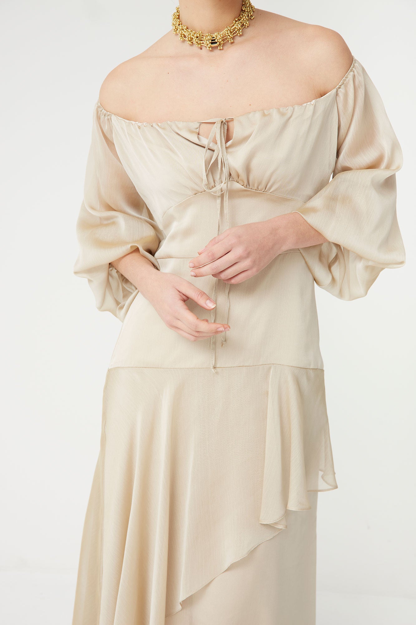 VESTIDO AINHOA BEIGE