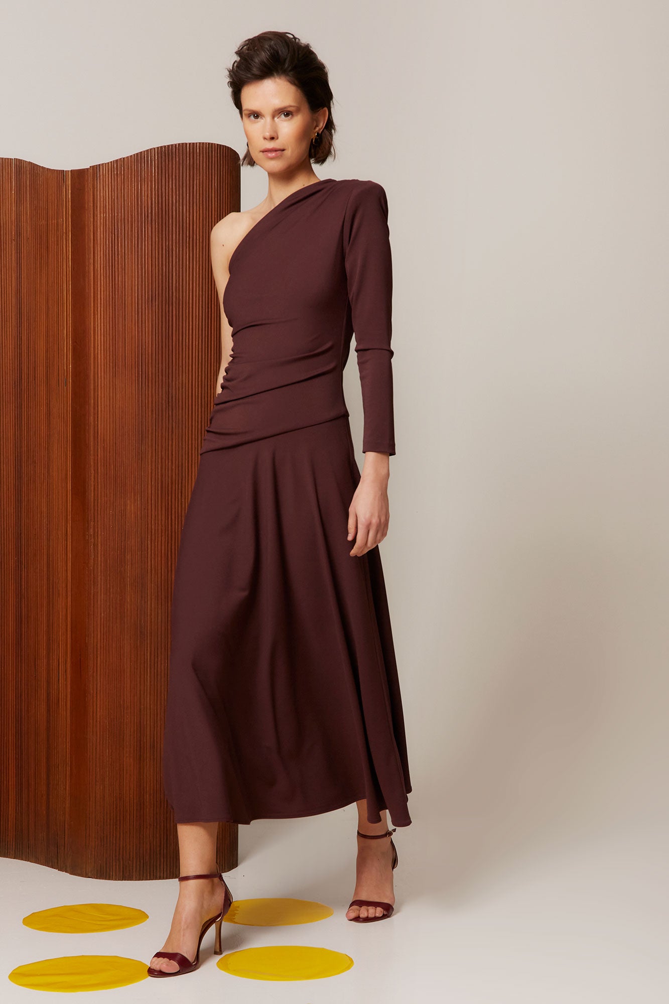 VESTIDO TARIAN GRANATE