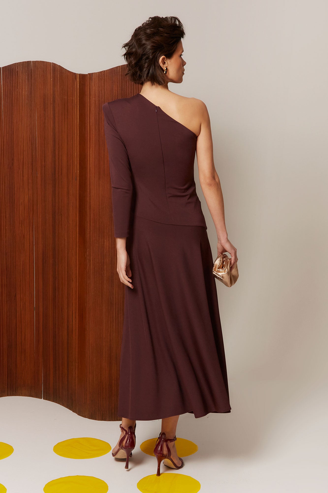 VESTIDO TARIAN GRANATE