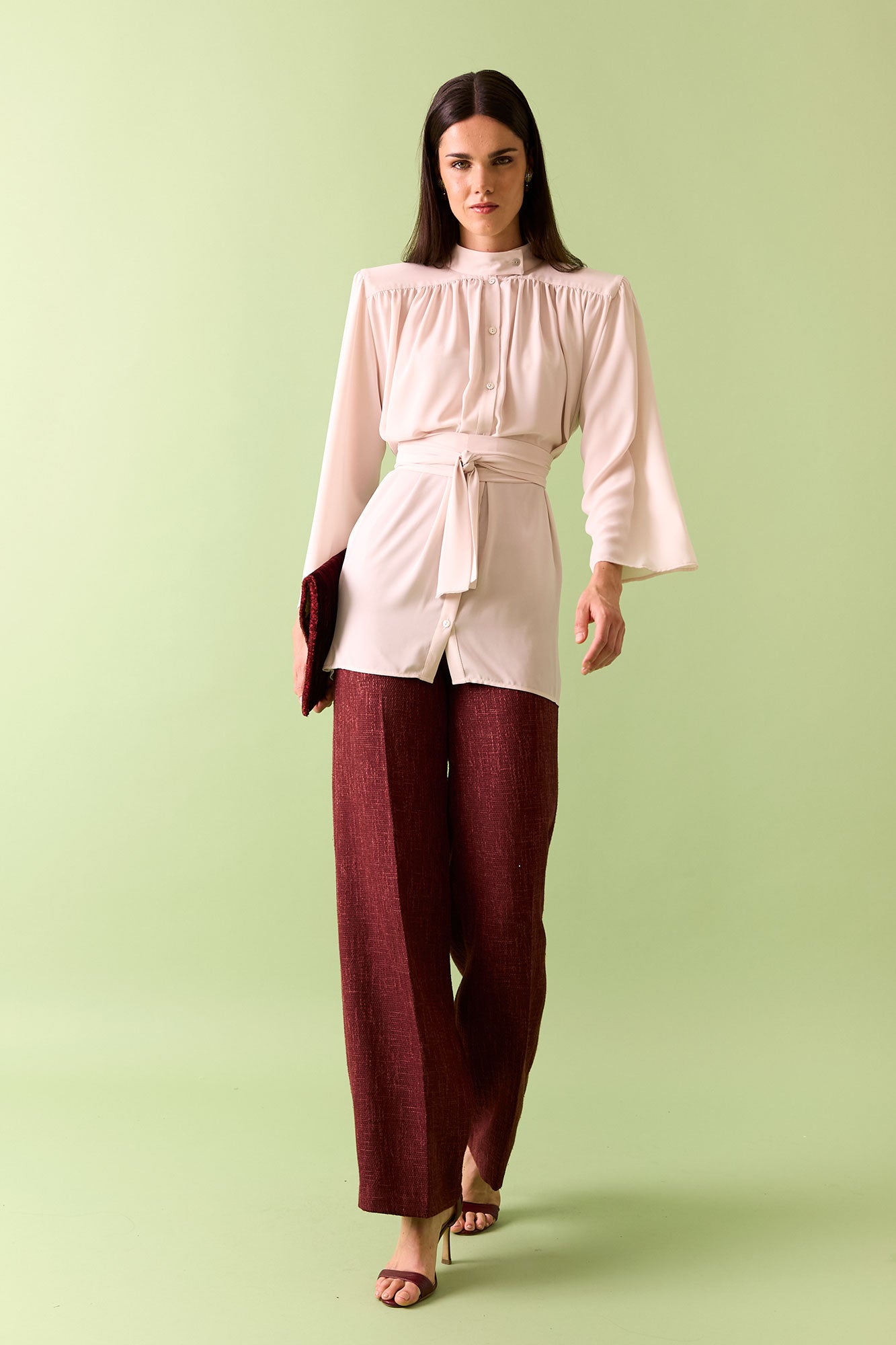 PANTALON PERSEFONE GRANATE