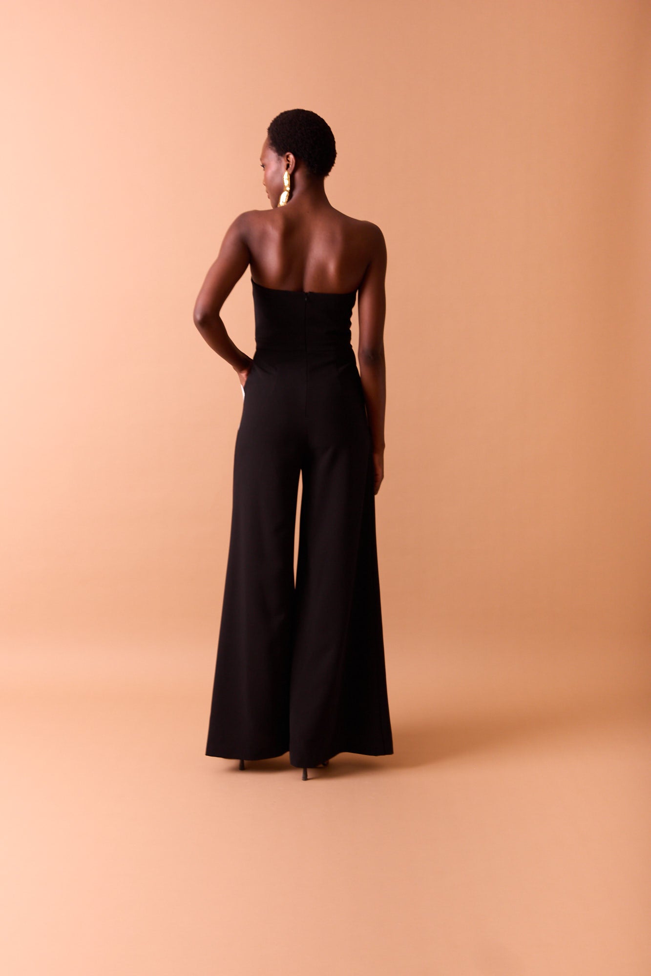 MANHATTAN JUMPSUIT BLACK/WHITE