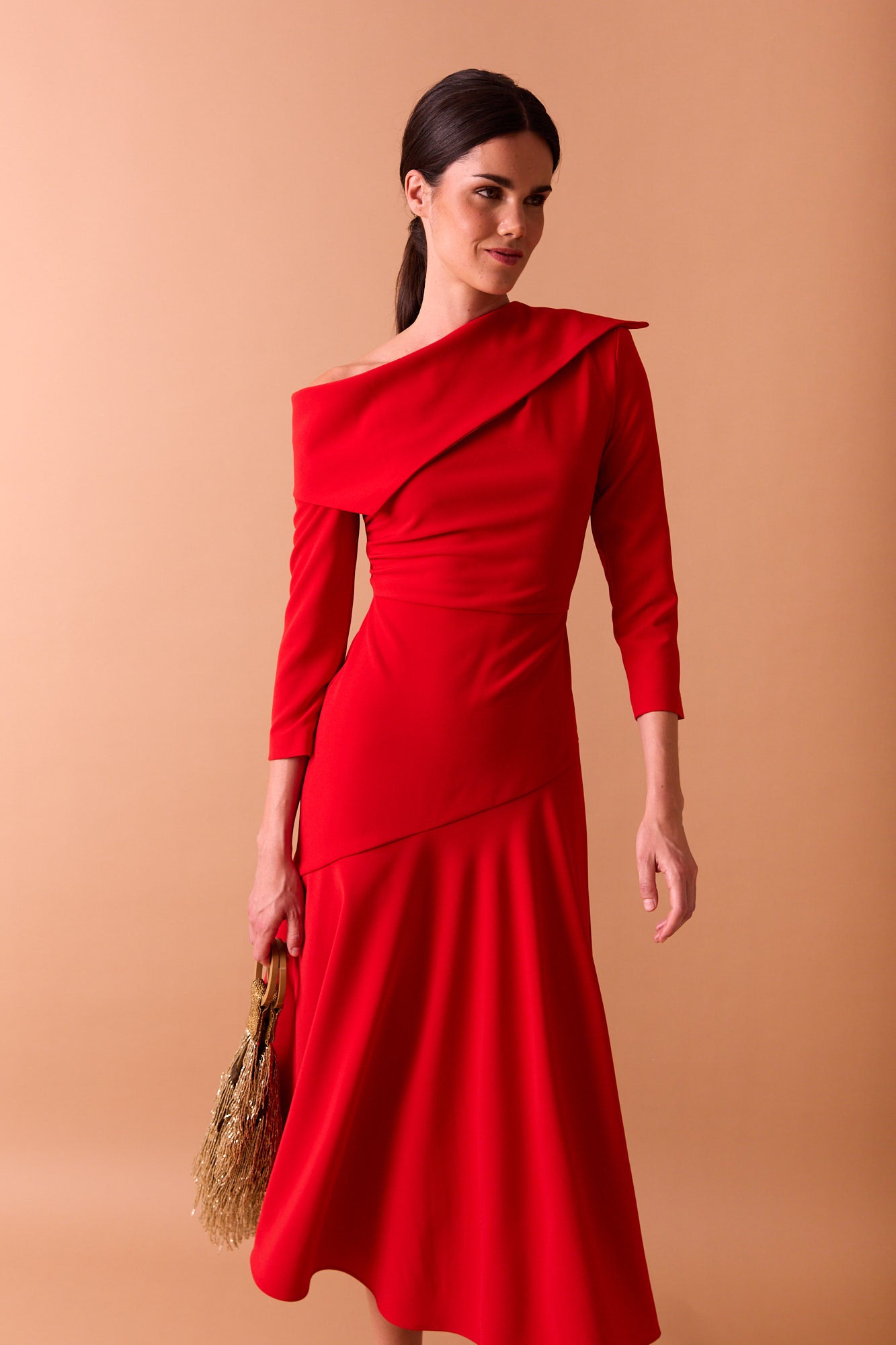 VESTIDO MARA ROJO