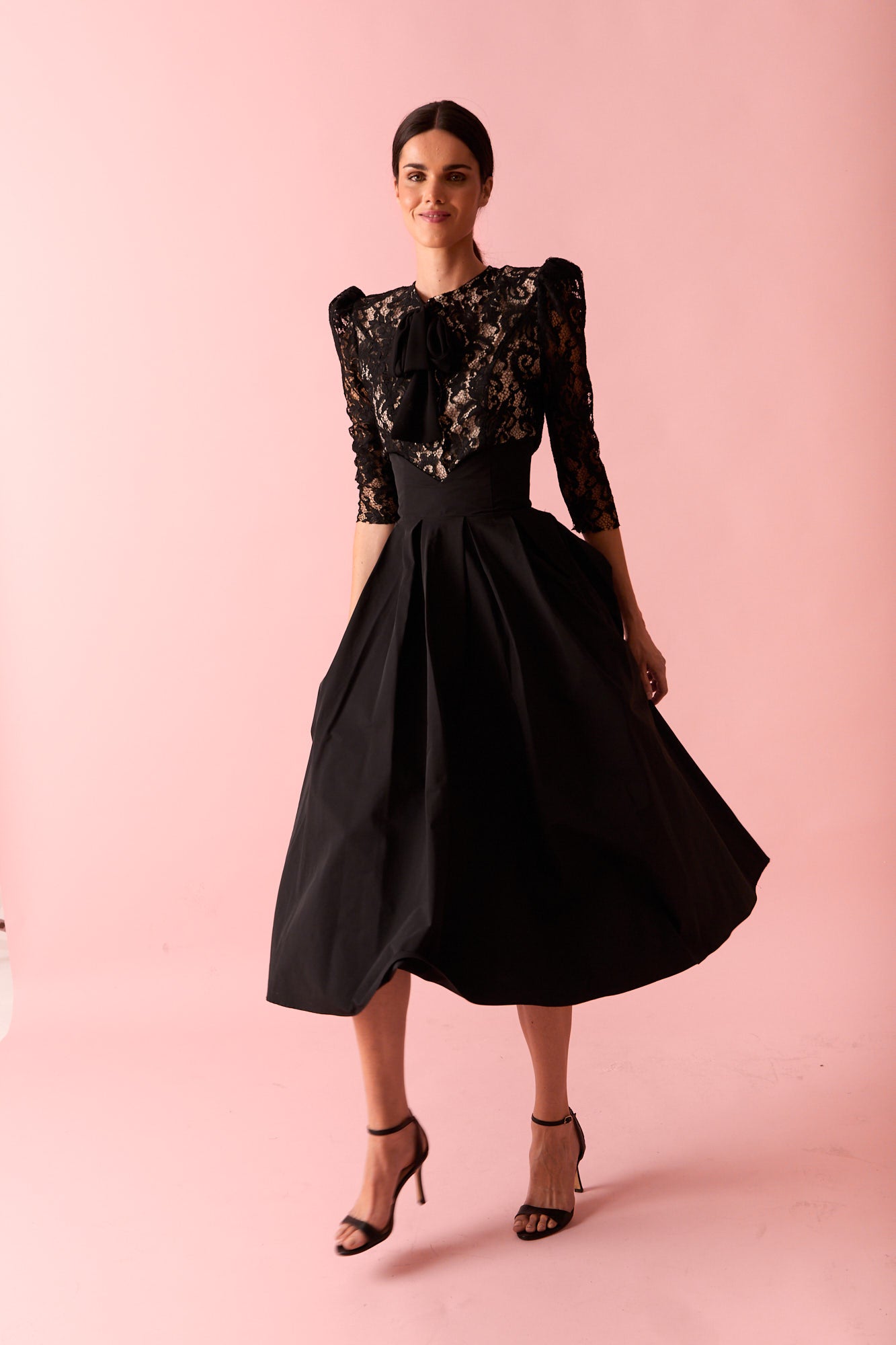 BLACK EVENING SKIRT