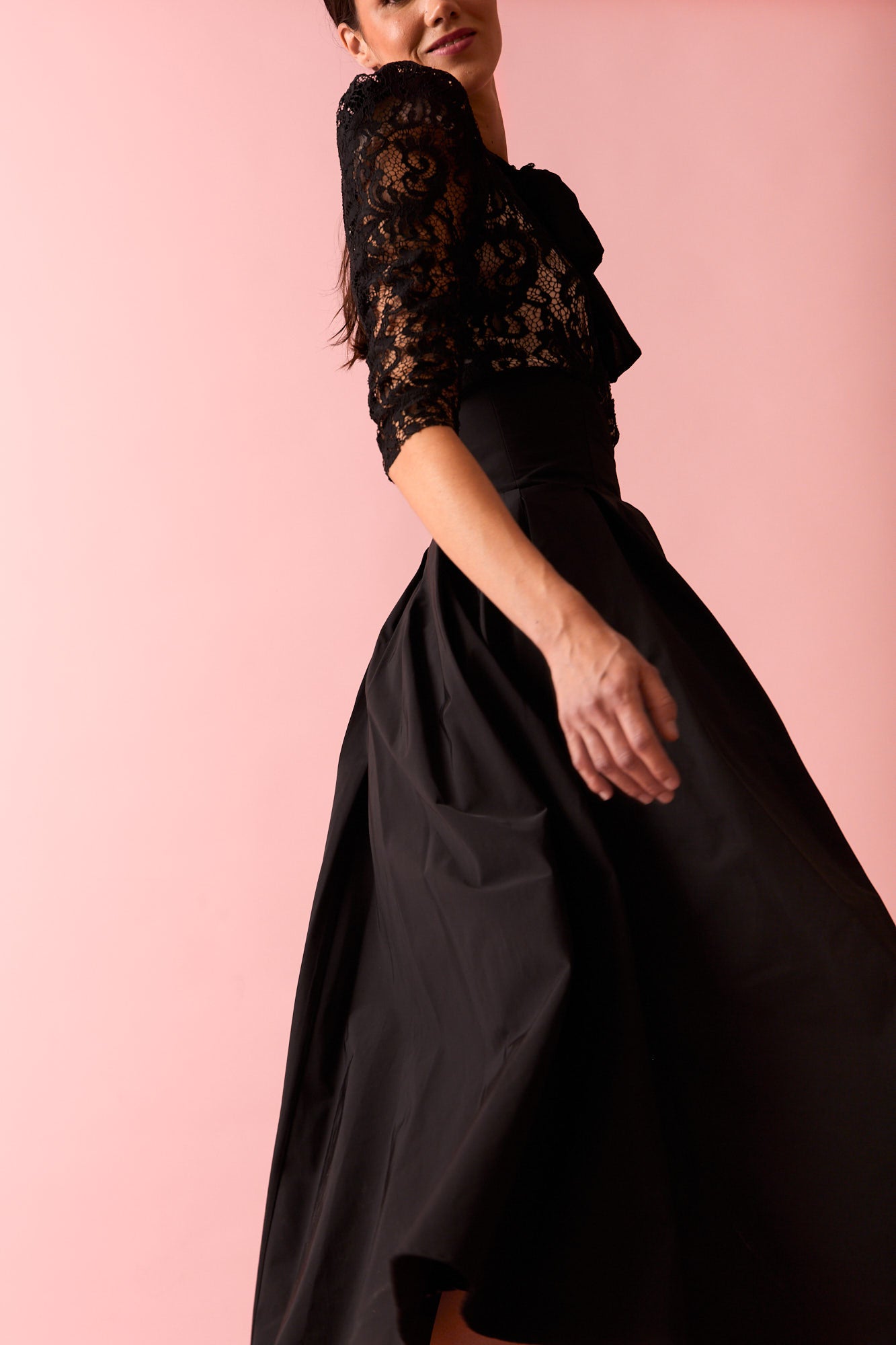 BLACK EVENING SKIRT
