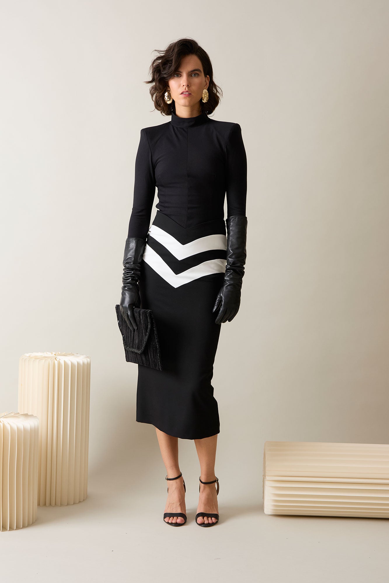 FALDA ANDY NEGRO/BLANCO