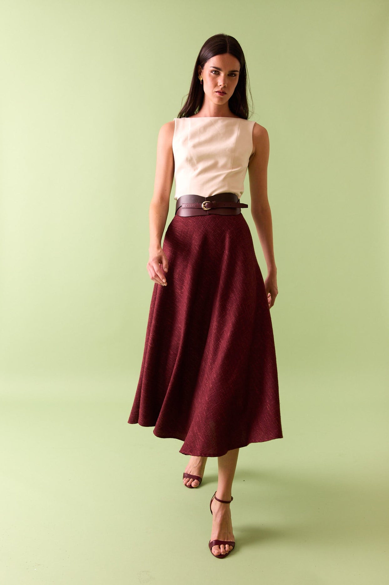 FALDA PERSEFONE GRANATE