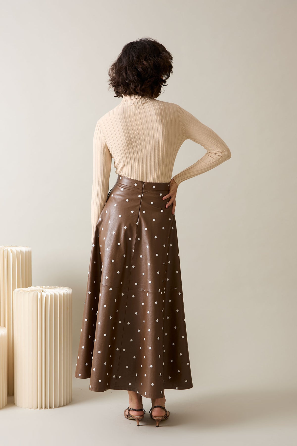 FALDA ZAHARA MARRON