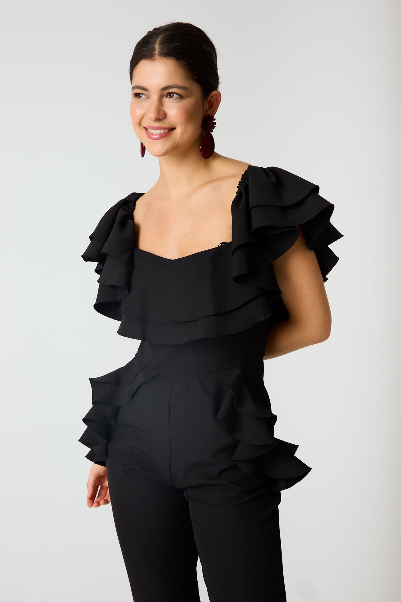 MONO FLORITA NEGRO