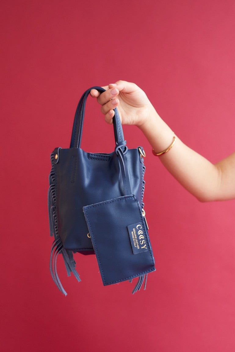 BOLSO FLECOSMINIAZUL 