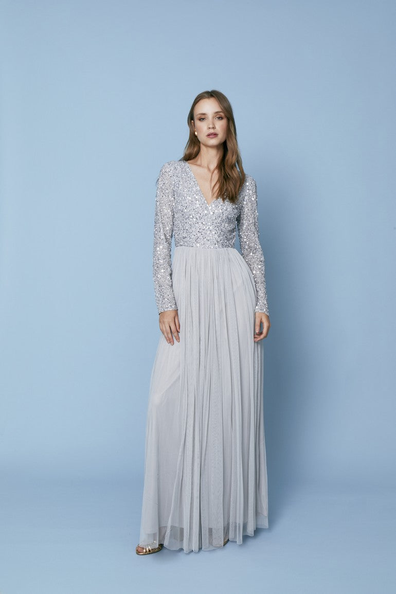 VESTIDO ROMEAAGUAMARINA 