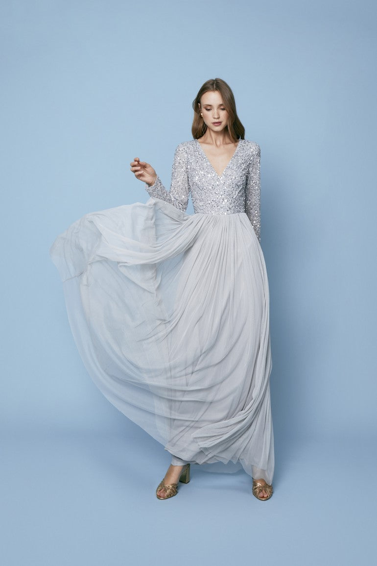VESTIDO ROMEAAGUAMARINA 