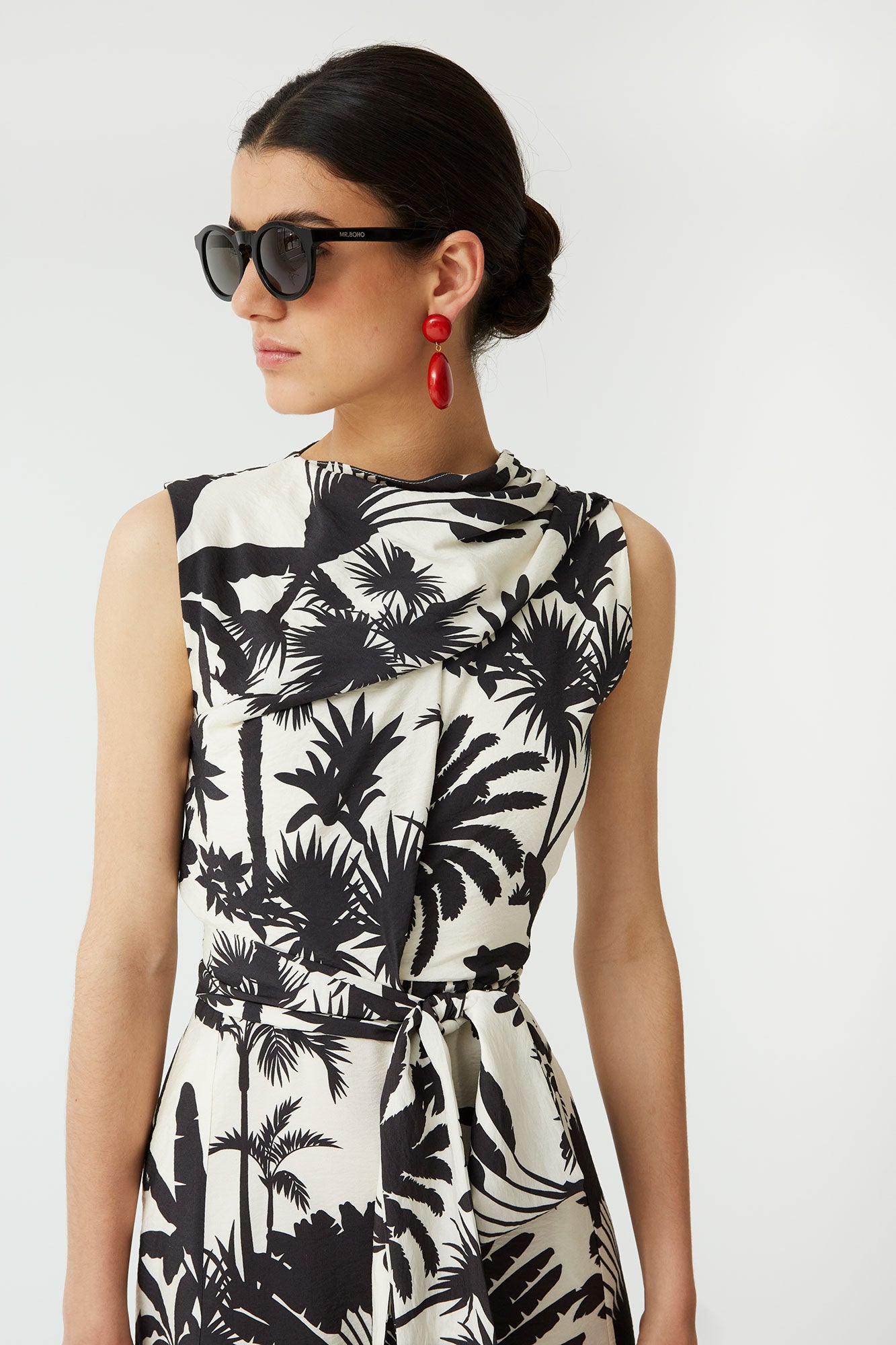 VESTIDO LEVYBLANCO/NEGRO 