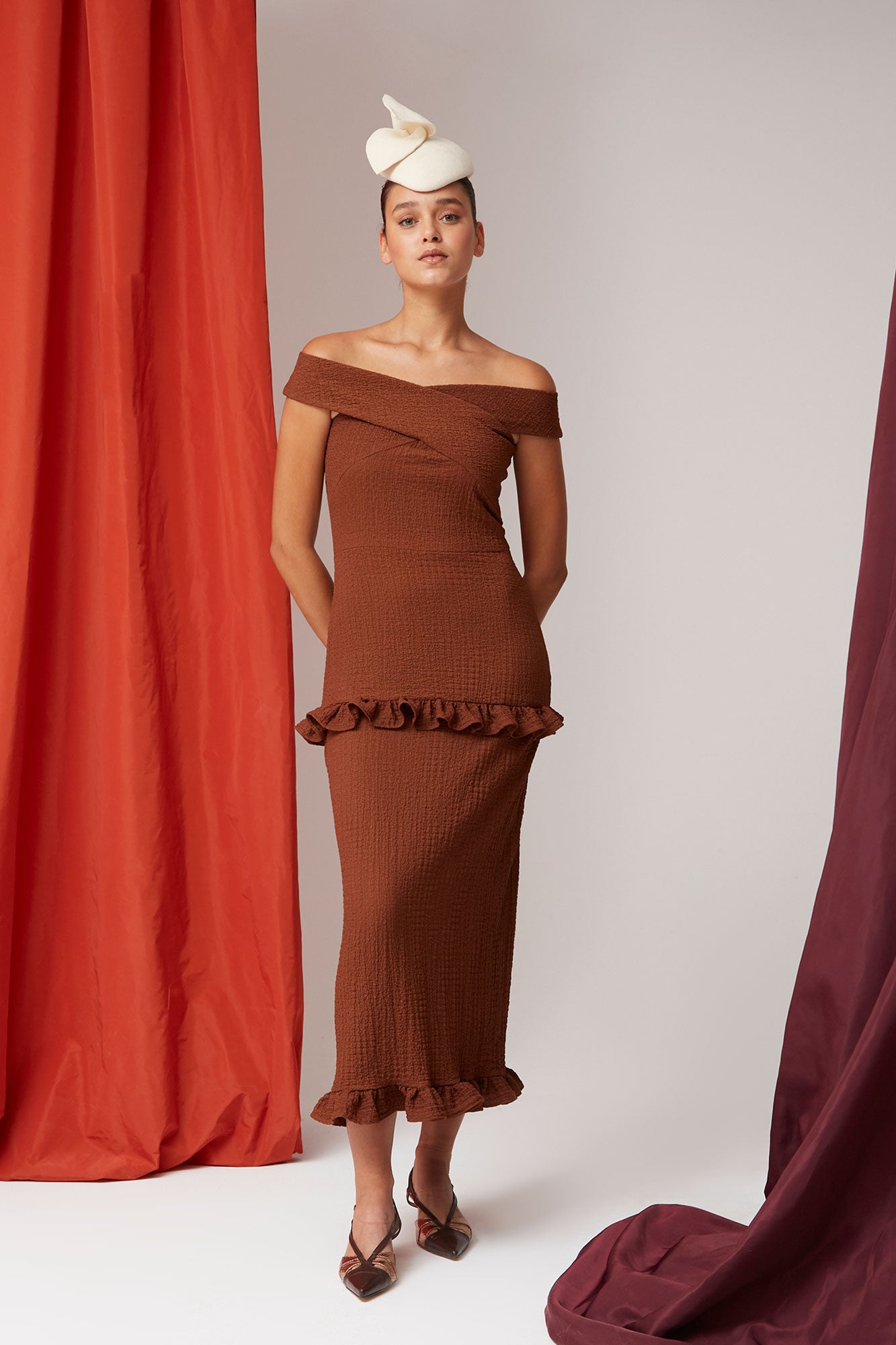 VESTIDO AMADORAMARRON 