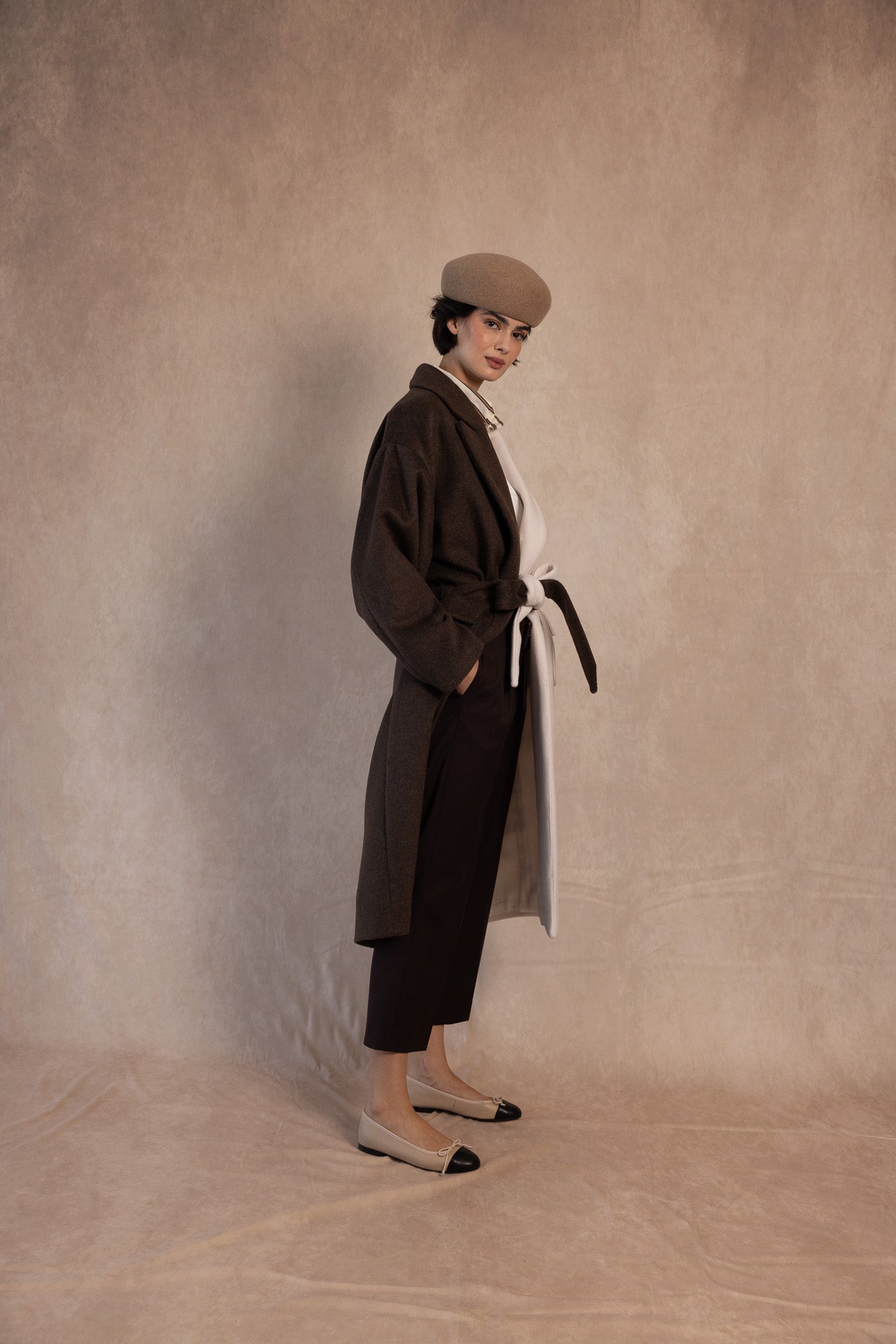 ABRIGO BURGUETEMARRÓN 