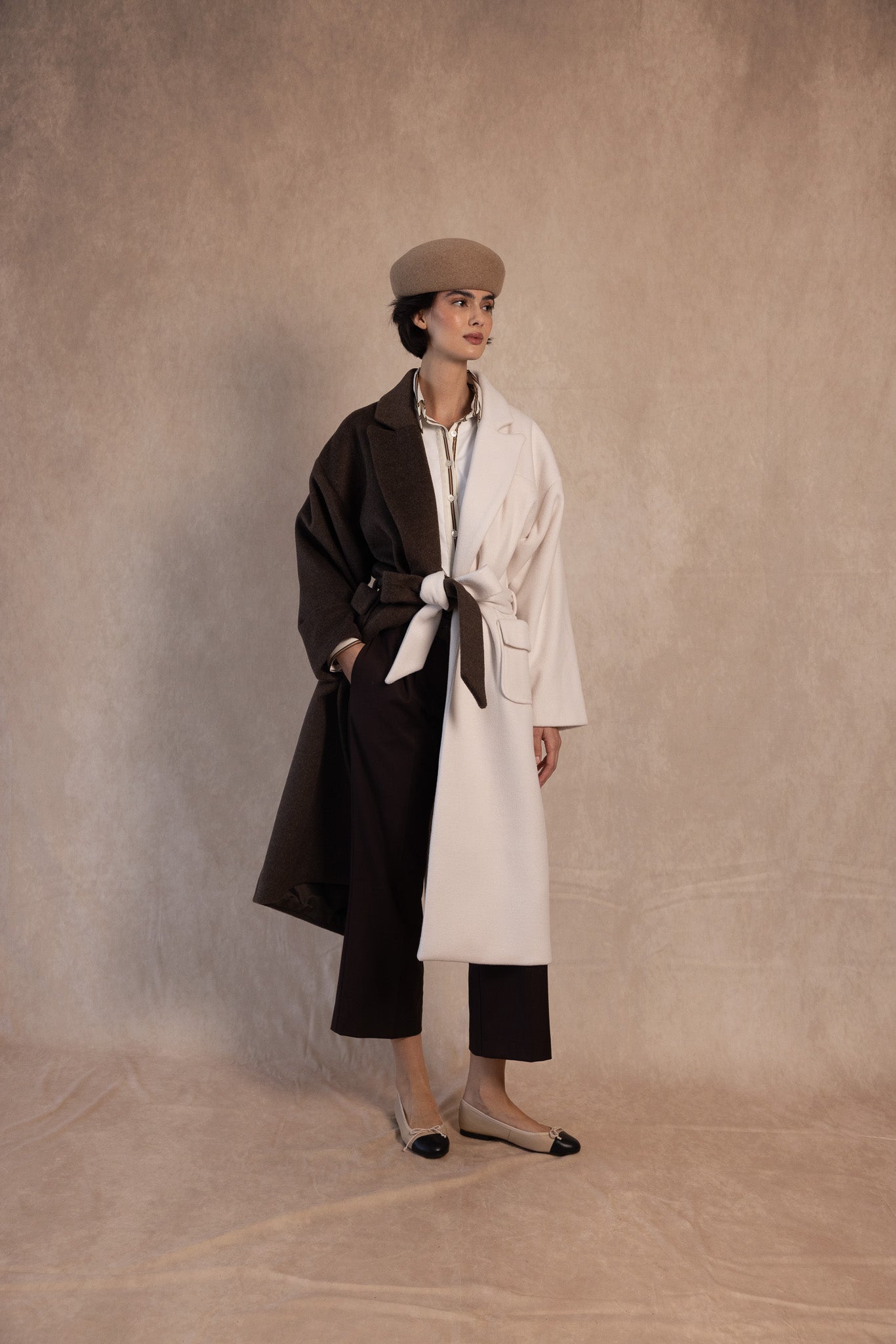 ABRIGO BURGUETEMARRÓN 