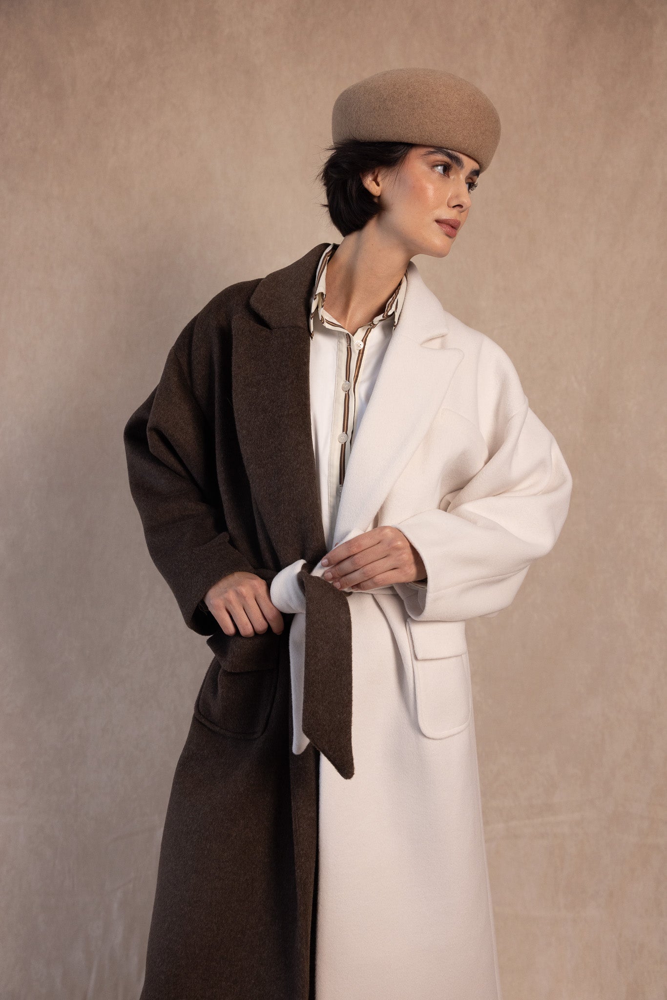 ABRIGO BURGUETEMARRÓN 