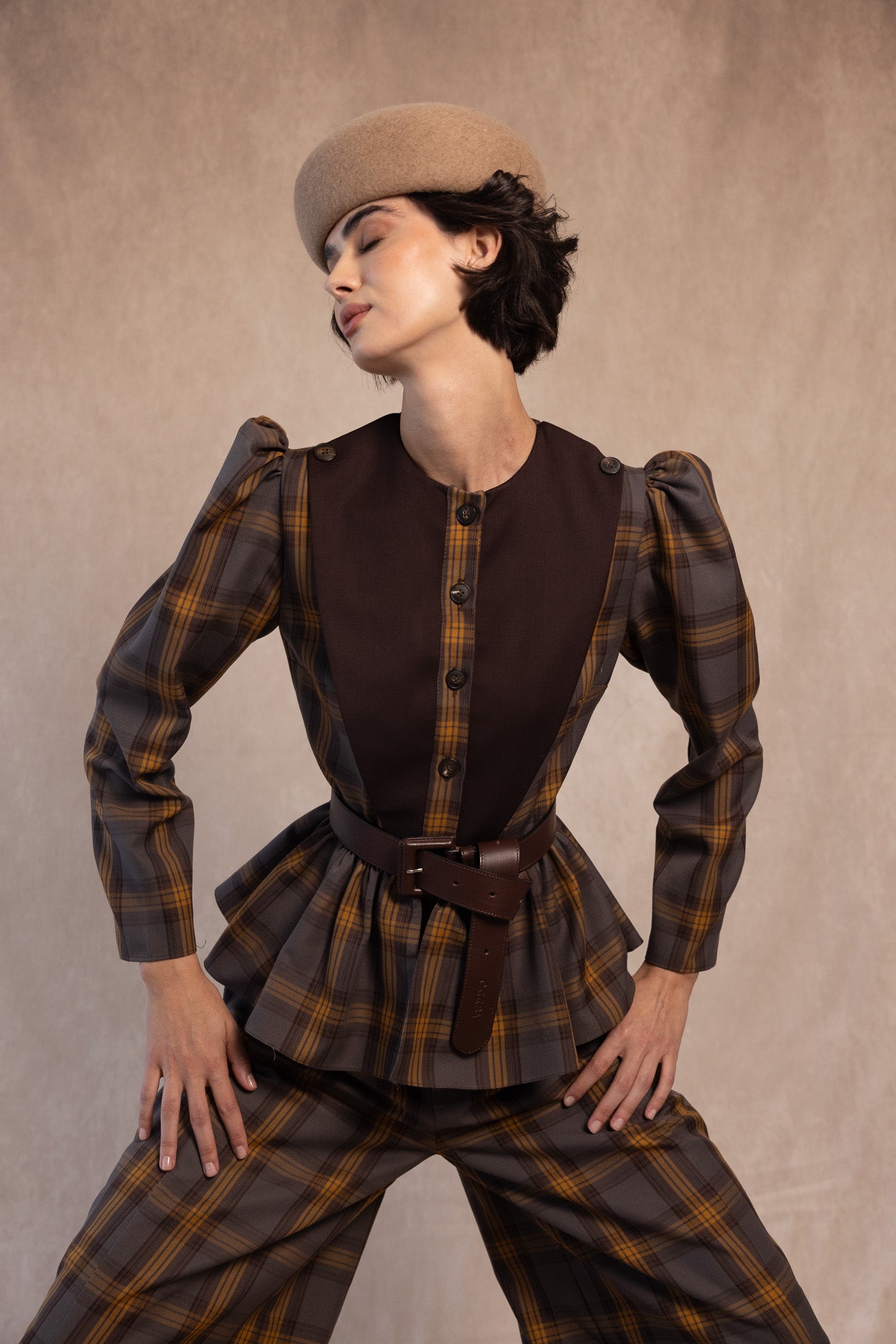 CHAQUETA OCTAVIAMARRÓN 