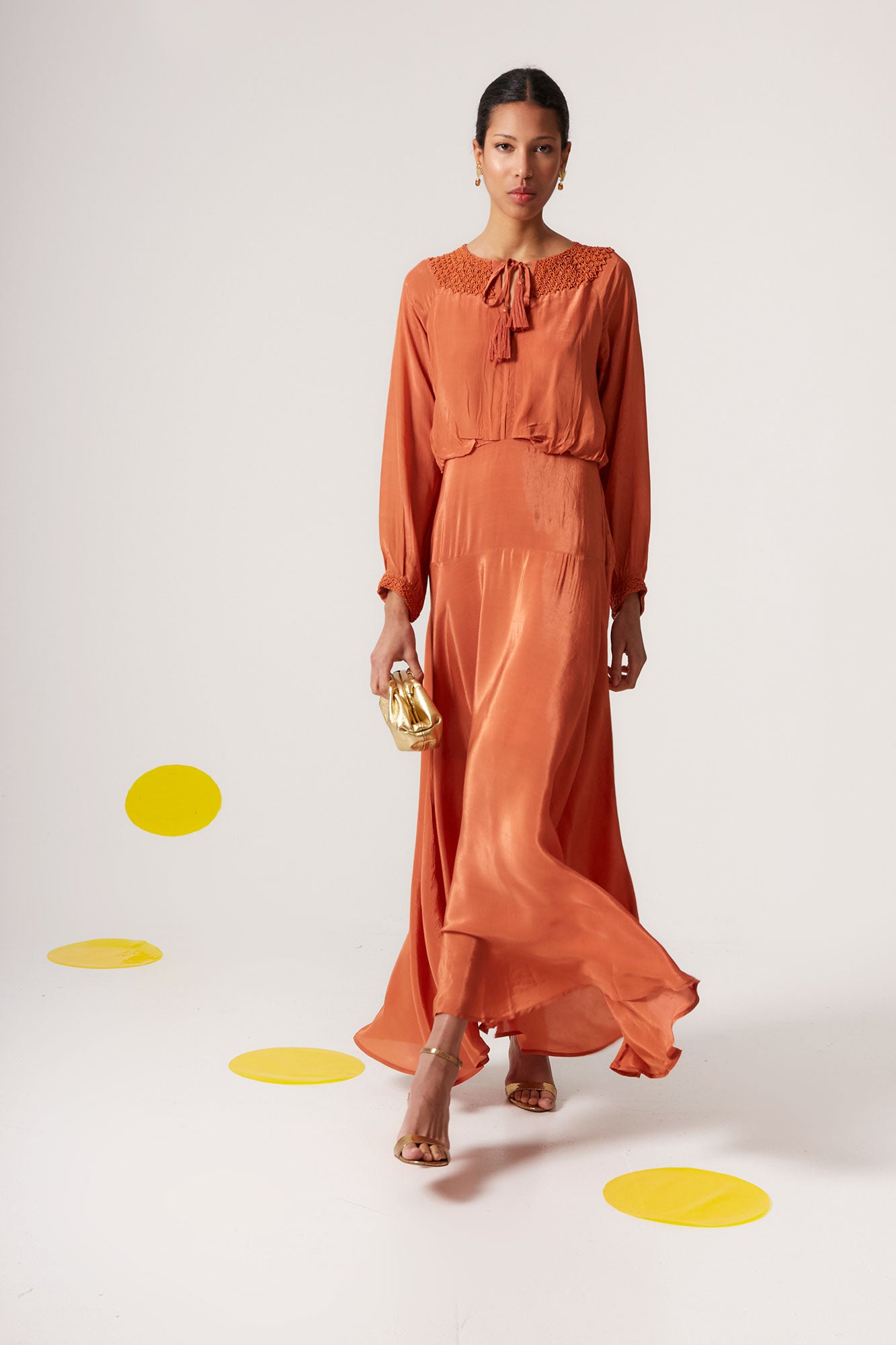 VESTIDO CORINATERRACOTA 