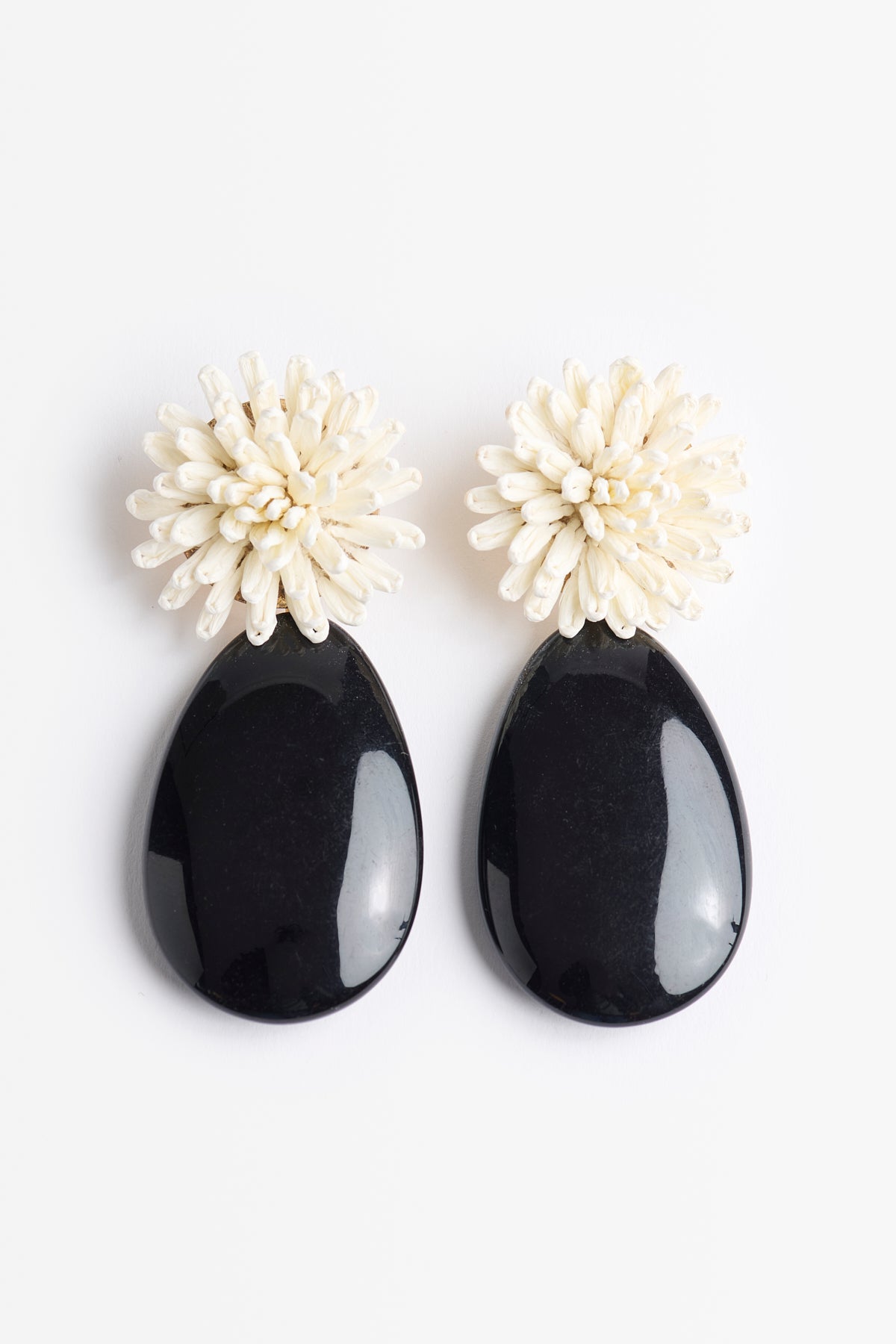 PENDIENTES JUNOBEIGE/NEGRO 