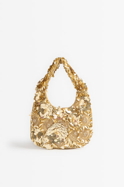 GOLD ELBIA BAG