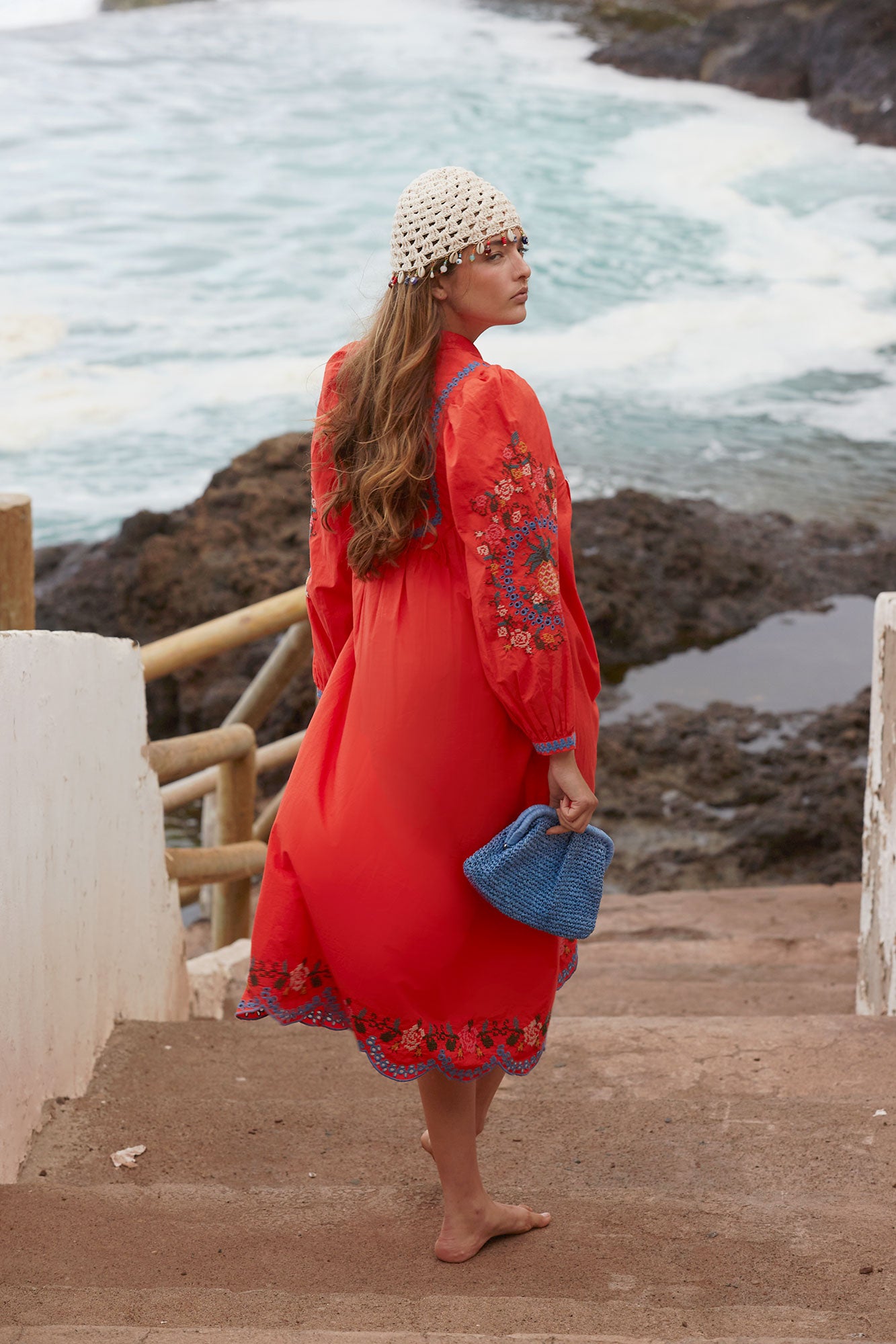 VESTIDO PRIEGOTERRACOTA 