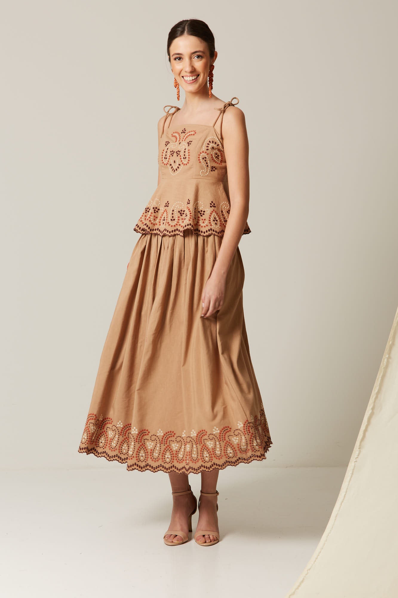 FALDA AMARETTOBEIGE 