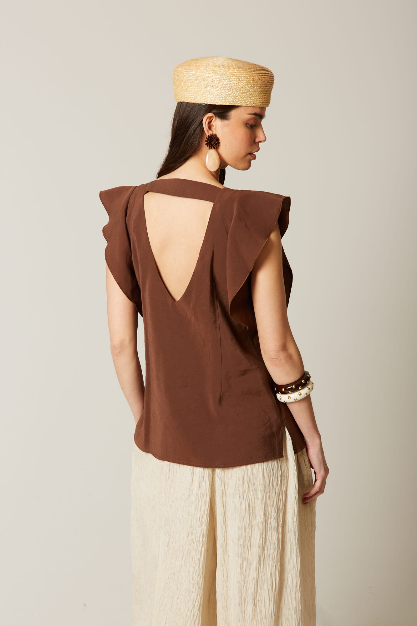 BLUSA SANTIAGOMARRÓN 