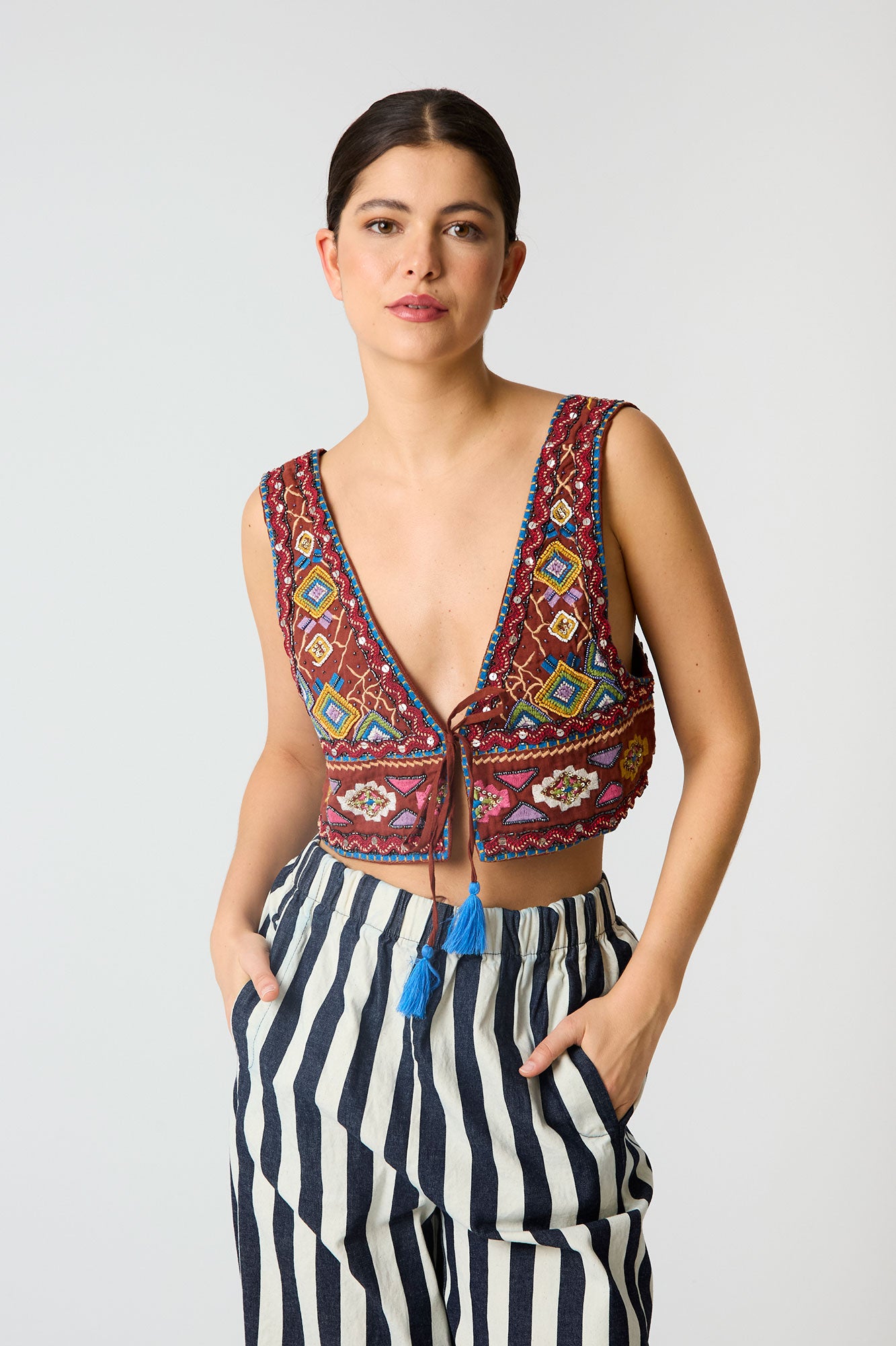 TOP NIMERIAMULTICOLOR 