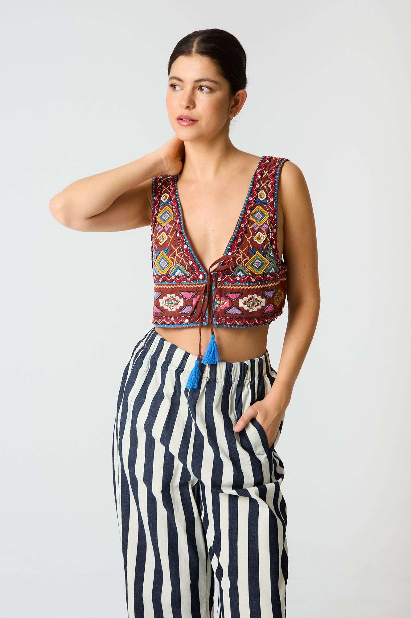 TOP NIMERIAMULTICOLOR 
