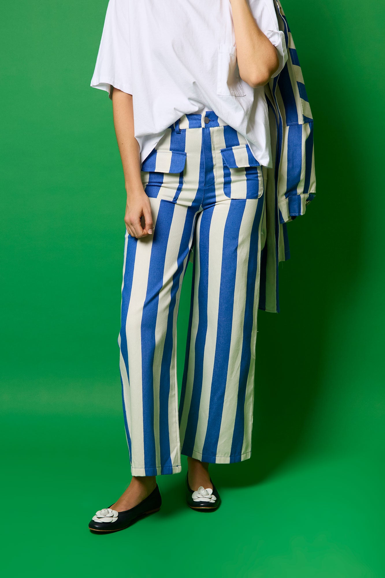 PANTALON SISTER39RAYAS AZUL 
