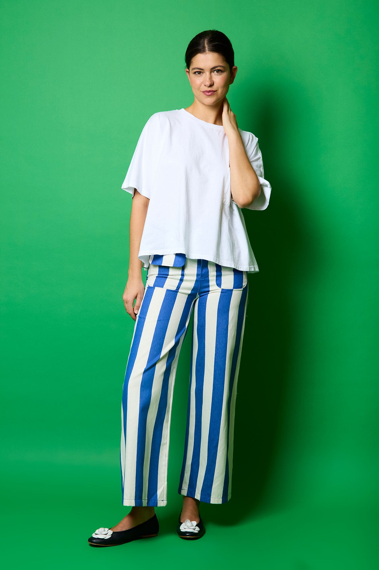 PANTALON SISTER39RAYAS AZUL 
