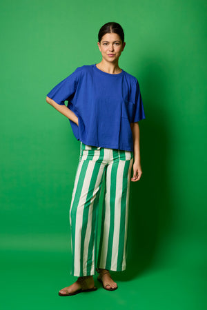 PANTALON SISTER39RAYAS VERDE 