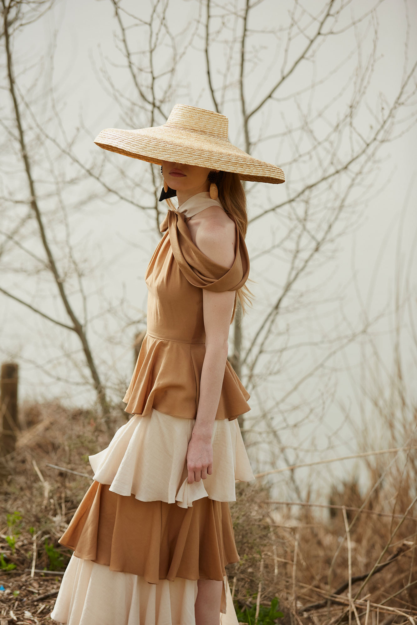 VESTIDO VANINA CAMEL