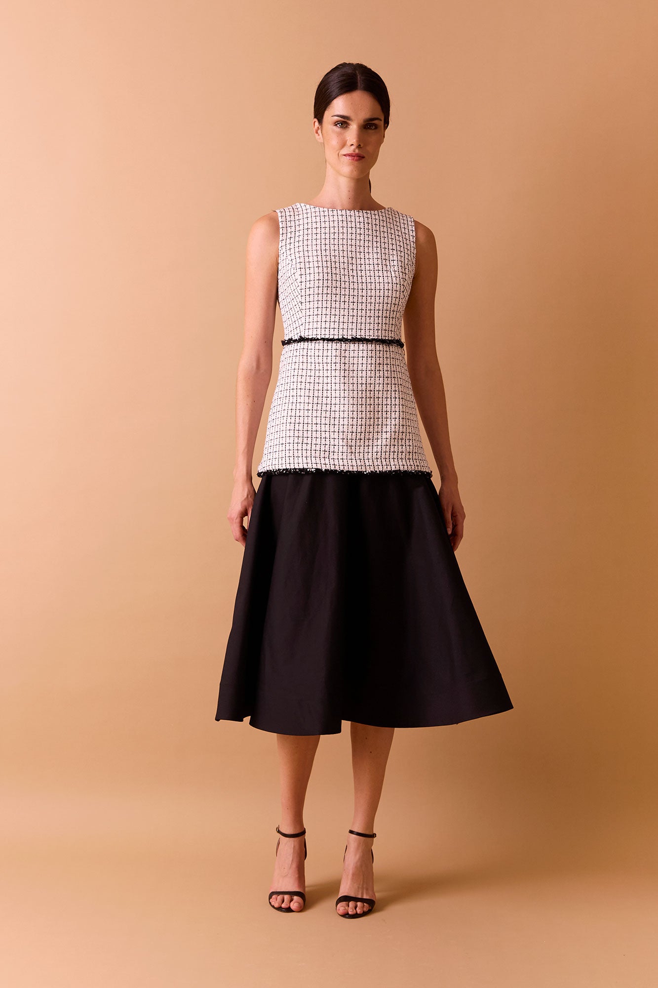 VESTIDO NENÚFARBLANCO/NEGRO 