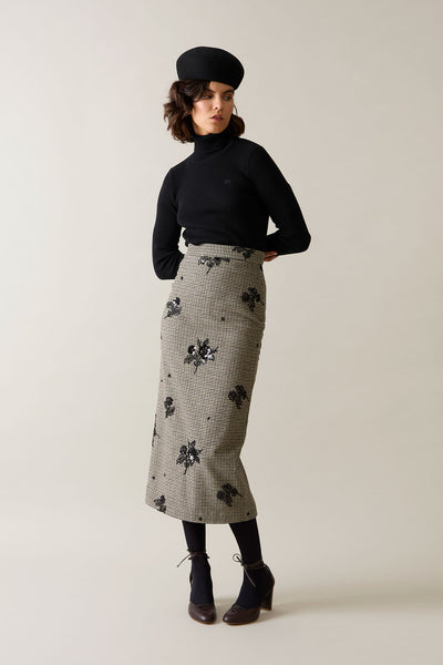 FALDA NEVRA MARRON