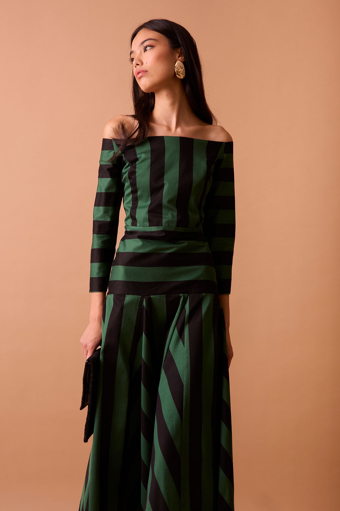 VESTIDO NOLANNEGRO/VERDE 