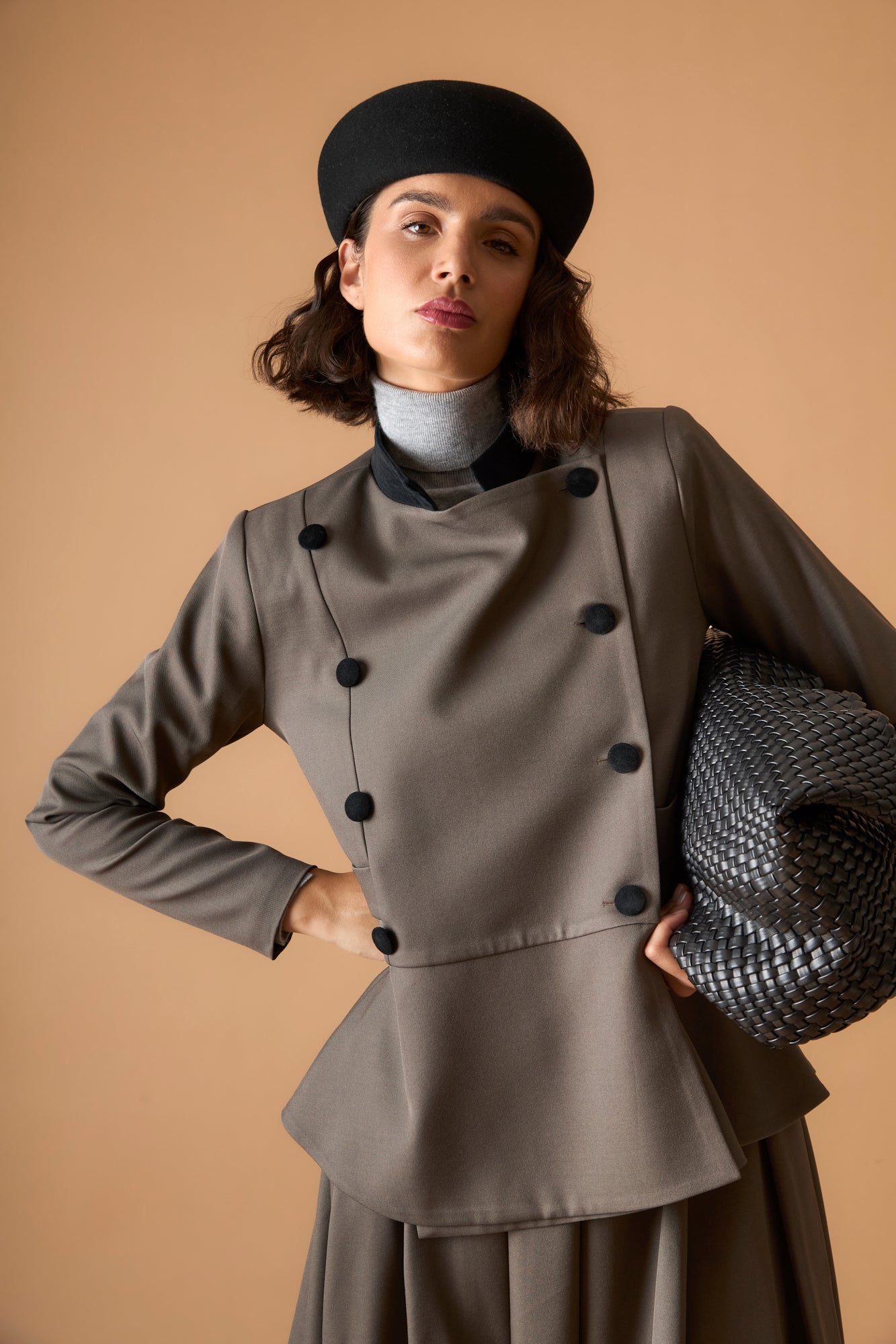 CHAQUETA ASHERMARRÓN 