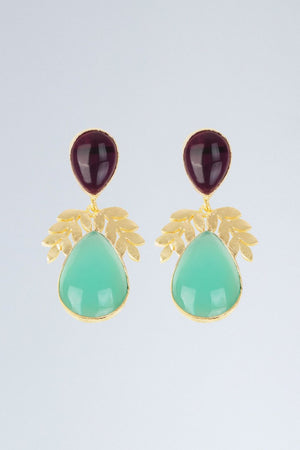 PENDIENTES TULIAAGUAMARINA 