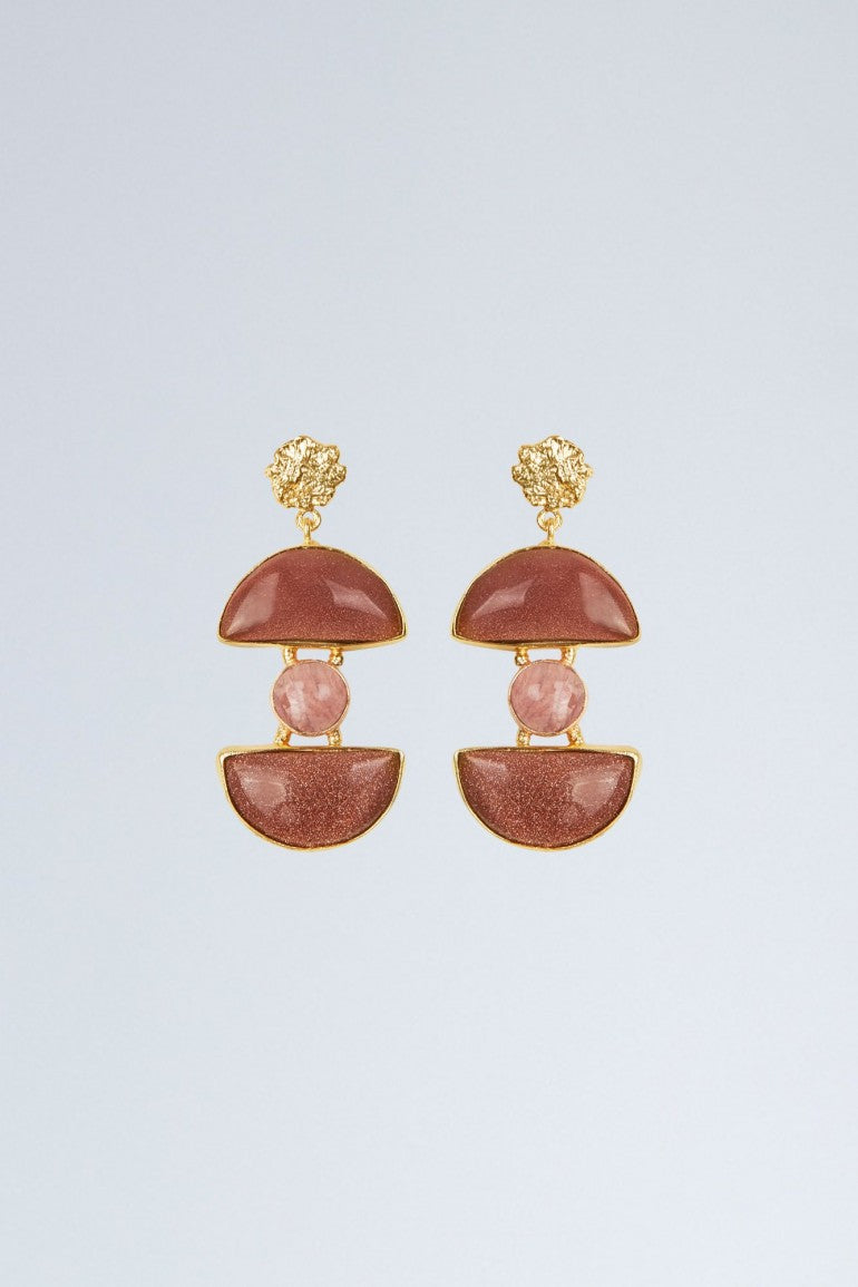 PENDIENTES BETINAMARRON 
